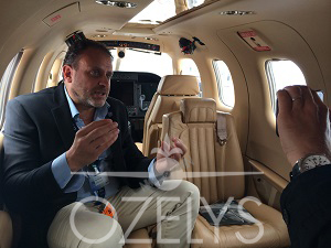 Eric Magnan, interviewé par France 3. © Ozelys