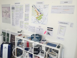 Notre « mur opérationnel », un véritable plan de bataille. © Ozelys