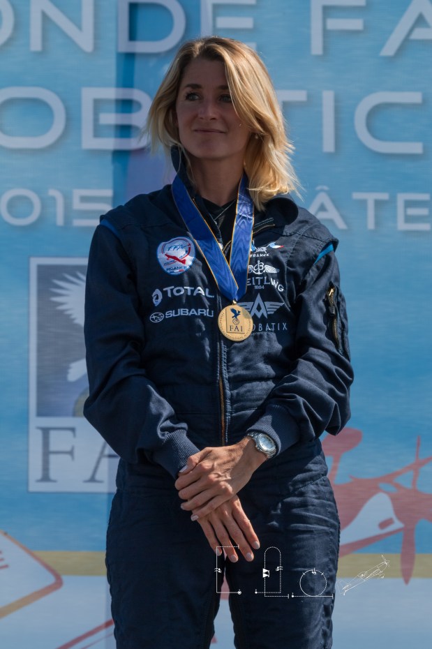 Aude Lemordant conserve son titre de championne du monde féminine et termine 6e au classement général. © Elodie Expert