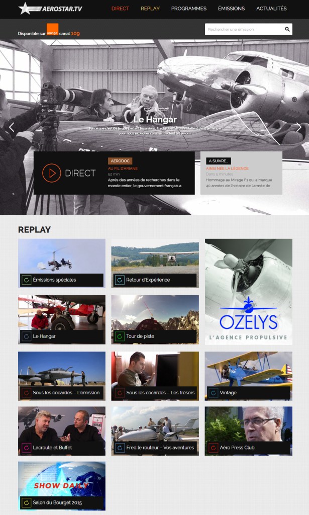 Ozelys en partenaire majeur sur le site d’Aérostar TV