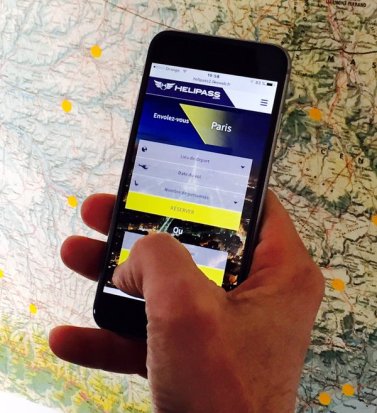 En une seule appli, Helipass concentre toutes les offres de vols touristiques en hélicoptère du monde.